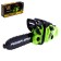 Forest chainsaw, light green, sound effects, works from batteries