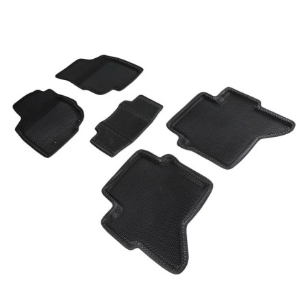 Коврики EVA 3D «Соты» в салон для Toyota Hilux 2012-2015