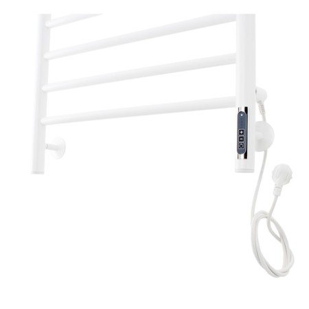 Domoterm electric heated towel rail "Medea" P10, 500x1000 mm, right, white matte-2