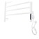 Domoterm electric heated towel rail "Medea" P10, 500x1000 mm, right, white matte