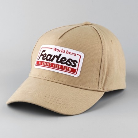 Women's cap Fearless, beige color, rr 56-1