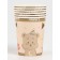 A set of paper dishes "Happy Bear", a set of 12 pcs.