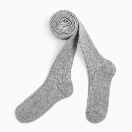 Pantyhose children, color gray melange, height 146-152