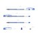 Gel pen Erichkrause G-Point, blue ink, node 0.38 mm, letter line length 500 meters