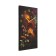 Carty clock wall-mounted interior "berries and spices", silent, 35 x 60 cm
