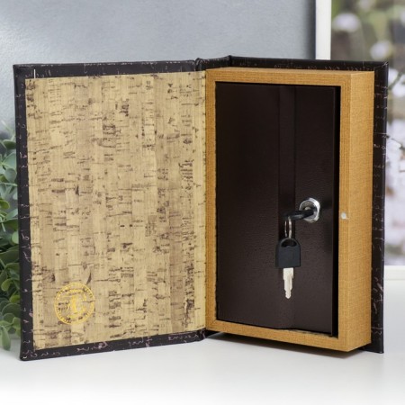 Safe Brush Tree leatherette "air ball" Mirror 24x16x5 cm-1