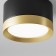 Technical C086CL-GX53-SRD-BG, 1XGX53, 15W ceiling lamp, 8.5x8.5x5 cm, black color with gold