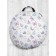 Pillow Sidushka "Butterflies and Chamomile", decorative, D = 52 cm