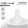 Nipple for a bottle, +6 months., Fast stream, wide throat 50mm.