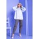Female shirt, size 44, blue color