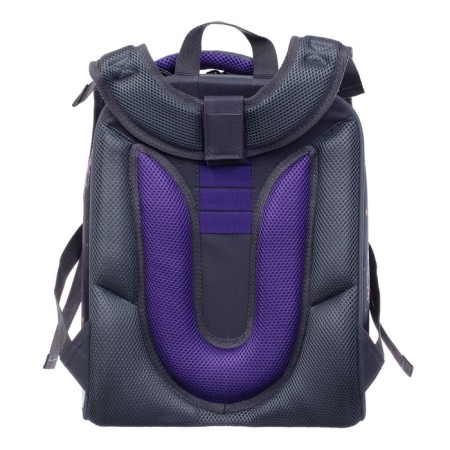 School backpack 38 x 30 x 16 cm, ergonomic back, stavia "owl", gray-6
