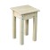 Wooden stool, 300 × 300 × 450 mm, a massif pine, without coating