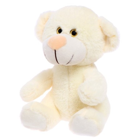 Soft toy "Bear Sylvester", white color, 20 cm-1