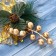 Christmas tree decoration "New Year's Style" Bant Transparent, 16x12 cm, gold
