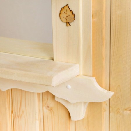 Mirror with shelf, 55x45 cm-2