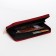 Women's wallet with lightning, burgundy color