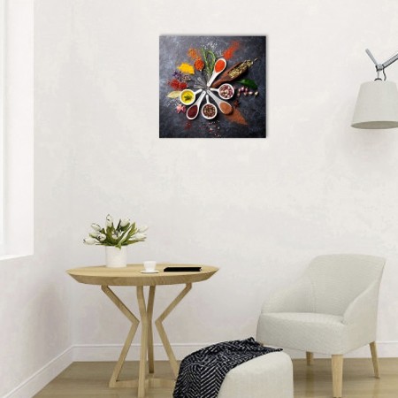 Picture on the subframe of "spices" 40*40 cm-2
