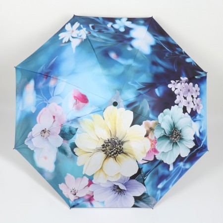 Mechanical “petal” umbrella, eponge, 4 additions, 8 knitting needles, r = 48 cm, mix color-10