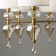 Freya FR5369CL-08BS RAise, 710x265x830 mm ceiling lamp, E14, 8x40W, brass color