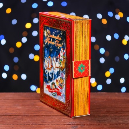 Cardboard box "catch up with Santa Claus", with a game, 18 x 5 x 24 cm-2