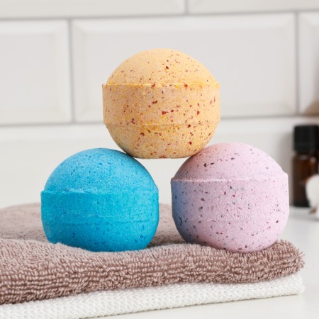 A set of bombs 3 pcs in a adhesion "mango, lavender, azure wave" for 110 g-1