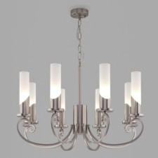 Banci chandelier, 8x60W E14, Nickel color