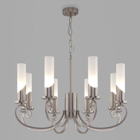 Banci chandelier, 8x60W E14, Nickel color