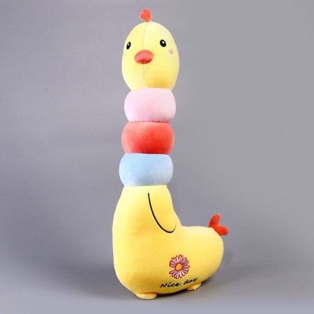 Soft toy-podushka "Kurochka", 60 cm, yellow color-4