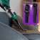 Vacuum cleaner KitFort KT-5250, vertical, 120 watts, 0.5 l, green-black