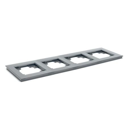 4-seater frame, glass, Catherine series, GFR00-7004-06, graphite-2