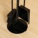 Kaminin set (scoop, poker, brush) wooden pens color black 730*200*200