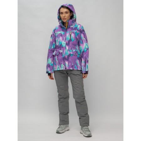 Ski suit, size 44, purple color-24