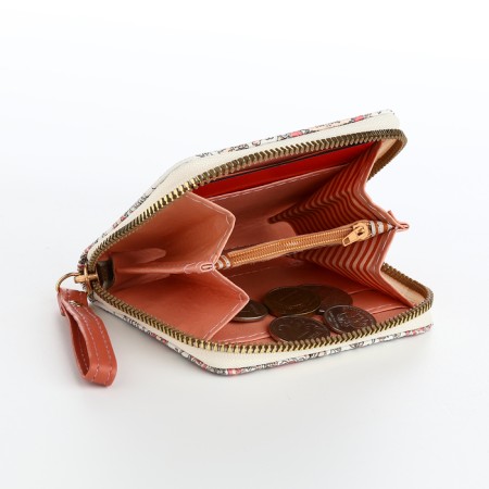 Women's wallet with lightning, white color-5