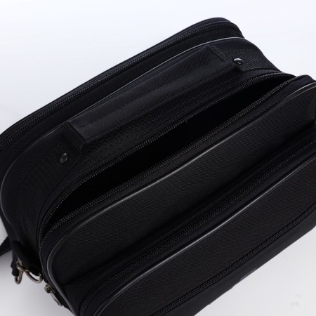 Male bag, luris, black color-4