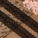 Capricon lace, 30 mm × 10 ± 1 m, black color