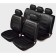 Universal Senator Covers Skin Madrid, size M, pocket, 6 lightning, black