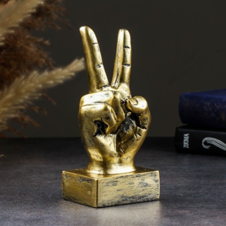 Figure "Gestures: Peace" 17x7x7cm
