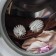 Balls for washing the linen “Hedgehogs”, 2 pcs, white color