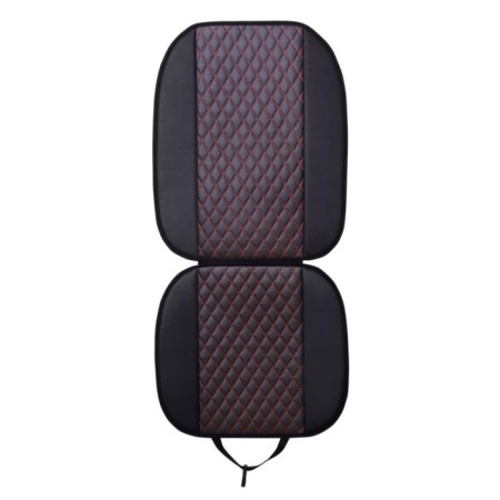 Press on the universal seat Voin Duty, eco -leather, set 1pcs, quilted, red-3