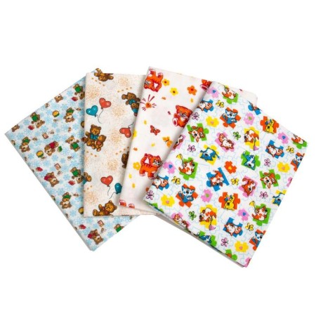 Children's flannel diaper, mixing color, size 75x130 cm, 100% cotton, 170 gm-3