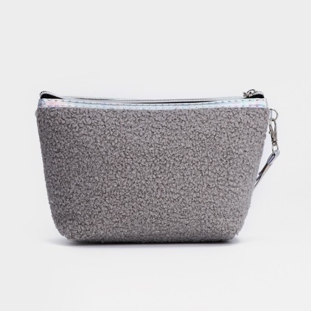 Lightning cosmetic bag, gray color-1