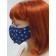 Reusable protective mask, blue color