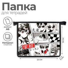 Folder for notebooks A5, 230 x 190 x 50 mm, lightning from above, plastic, calligrata 