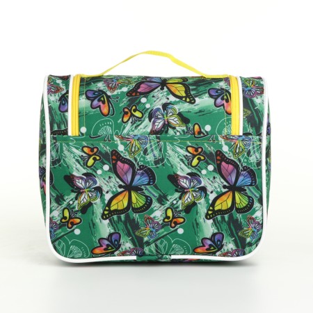 Cosmetic bag with lightning, mint color-5
