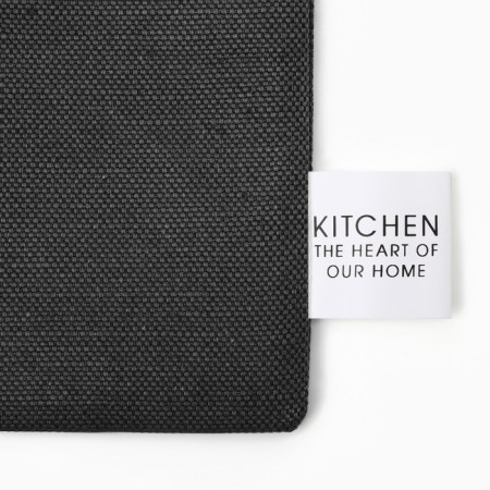 Bag Textile Ethel Home Collection Black27x34 cm, 45%flax, 55%HL-2