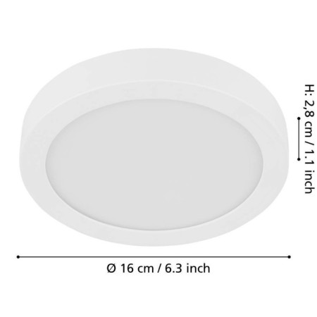 Dimmone lamp Fueva 11W LED, 3000K-3