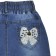 Jeans for girls, height 110 cm, blue color
