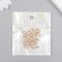 Decor for creativity Metal "drop" gold, crystal 0.5x0.7x1.7 cm