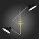 Sconces st. SL1803.201.02. Jarro. 2x60 watts, E27, 53x52 cm, golden color, black