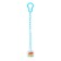 Holder for the nipple - dummy "Our beloved son", on the chain, blue color